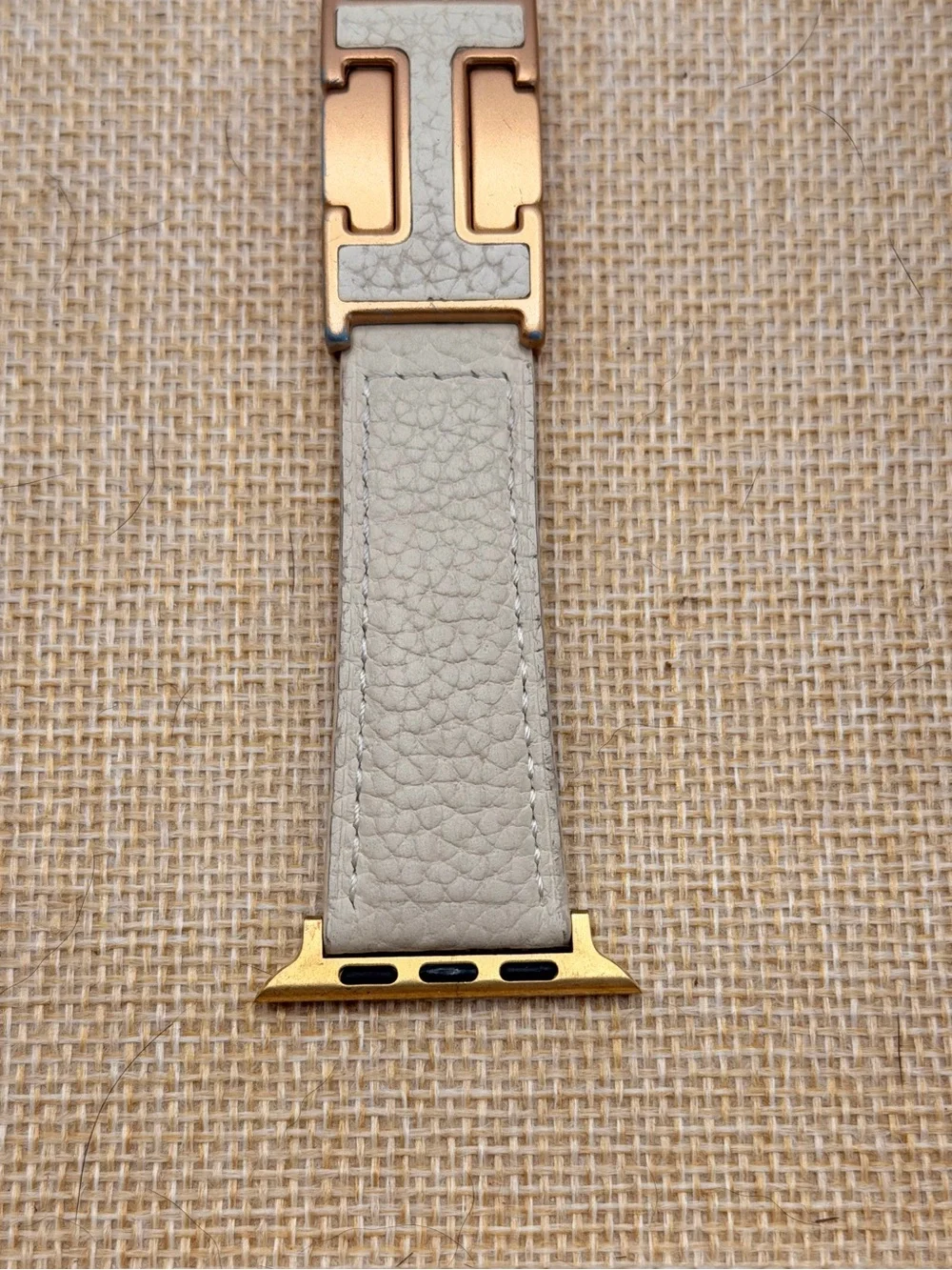 Apple Watch Band Leather (H Logo with Magnetic clasp)